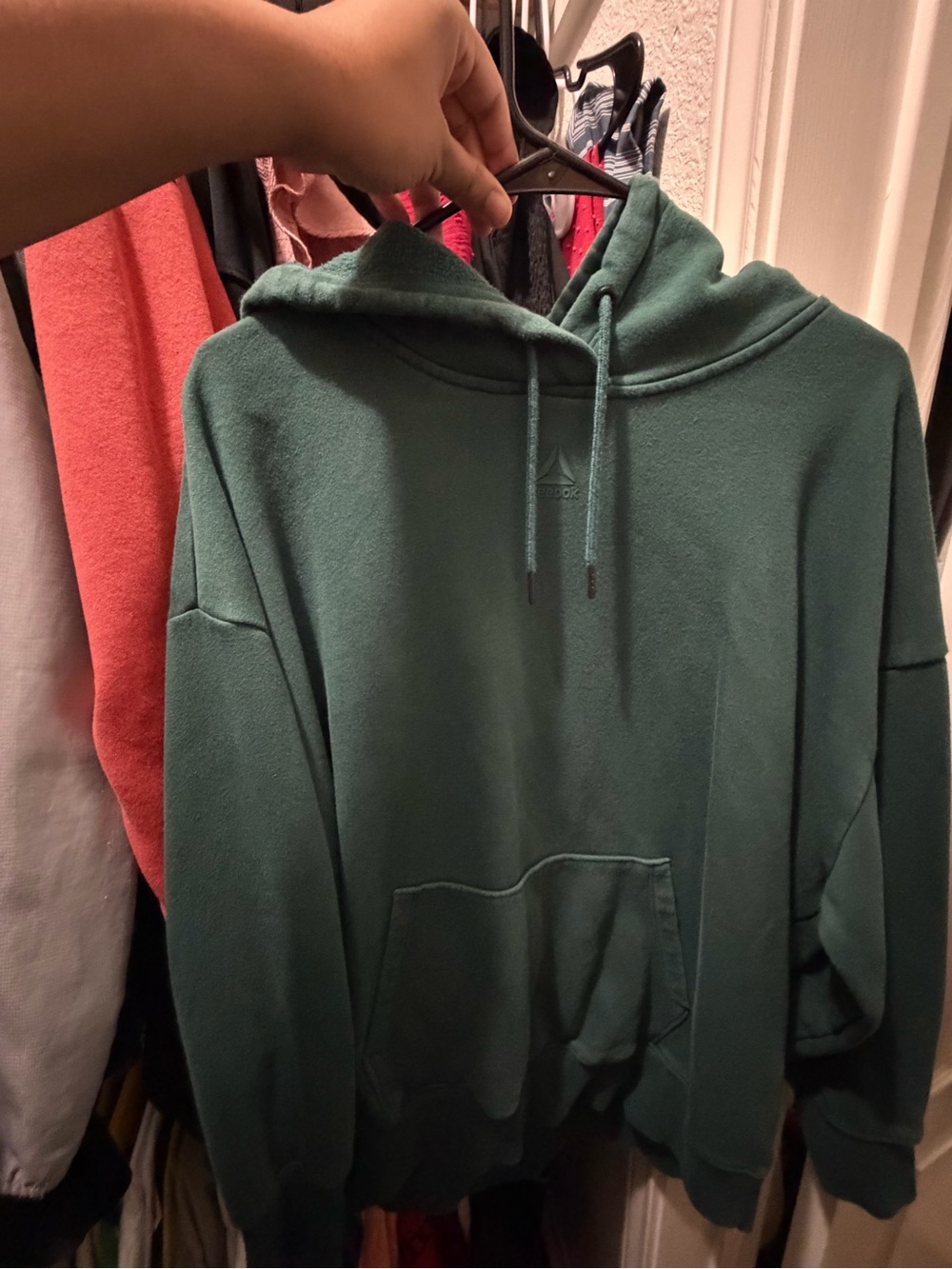 Reebok Forest Green Pullover Hoodie